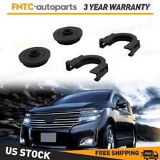 2 Set Upper Radiator Mount Bracket & Bushing For 2008-15 Nissan Rogue S SL SV l4
