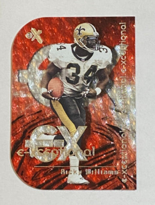 2000 Fleer E-X E-Xceptional #9 Rickey Williams New Orleans Saints