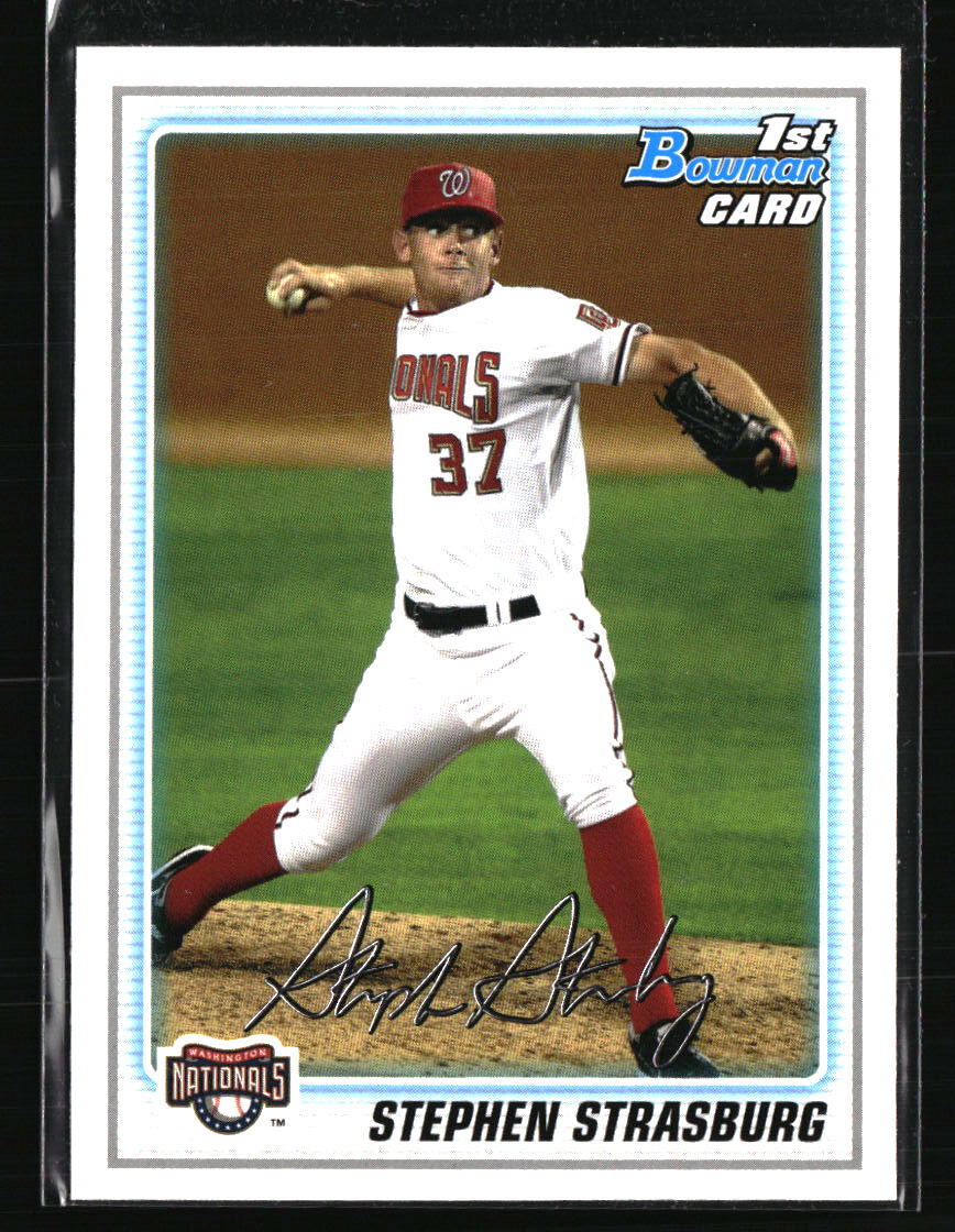 2010 Bowman #BP1 Stephen Strasburg BASEBALL Card