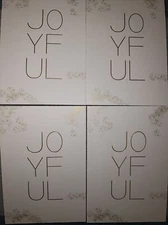 Hallmark “Christmas” Cards (Set of 4)