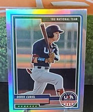 Derek Curiel  2023 Panini USA Baseball Stars & Stripes Silver Holo #6