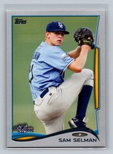 Sam Selman 2014 Topps Pro Debut SILVER #153 Baseball Card Blue Rocks RC /25