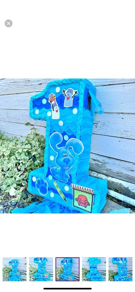 Blues clues piñata Number One Piñata - Image 2 of 4