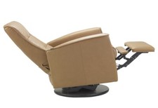 Fjords Ulstein Swing Relaxer Large Power Recliner Chair NL 121 Sandel Leather