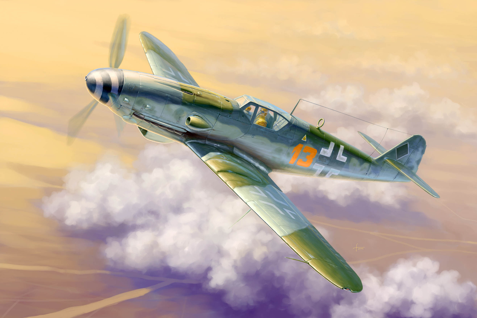 Trumpeter 02299 1:32 Messerschmitt Bf 109K-4 Kit - New