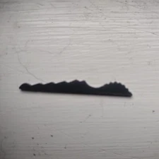 Rear sight elevator for most 22 rifles  1/16in  thick. 1 3/4in long blued