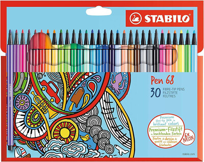 Betapak - Stabilo Pen 68 Felt Tip Pen 1mm Water-based Ink Wallet - View #7