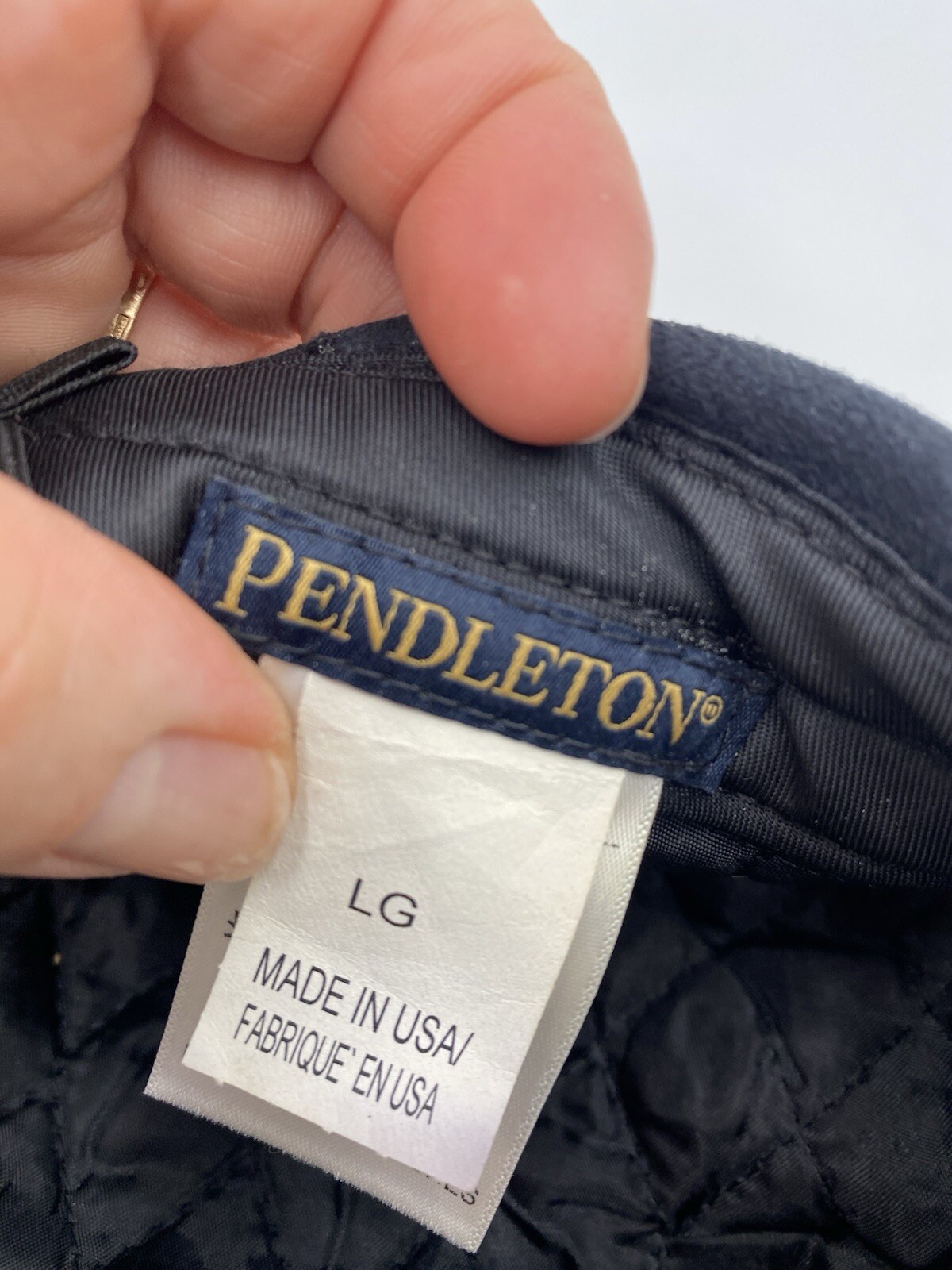 PENDLETON Men’s Hat Size Large Black - image 6