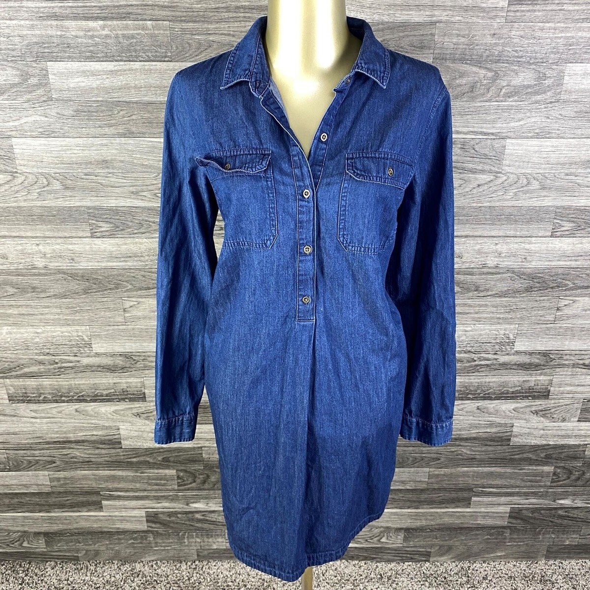 HOT Navy Top Old Navy Button Down Dress OLD NAVY Button