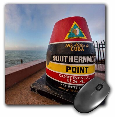 3dRose Buoy marks the southern most point in the US at Key West, Florida, USA Mo