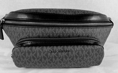 Michael Kors Cooper   MK Signature Leather  PVC Utility Belt Bag, Fanny pack