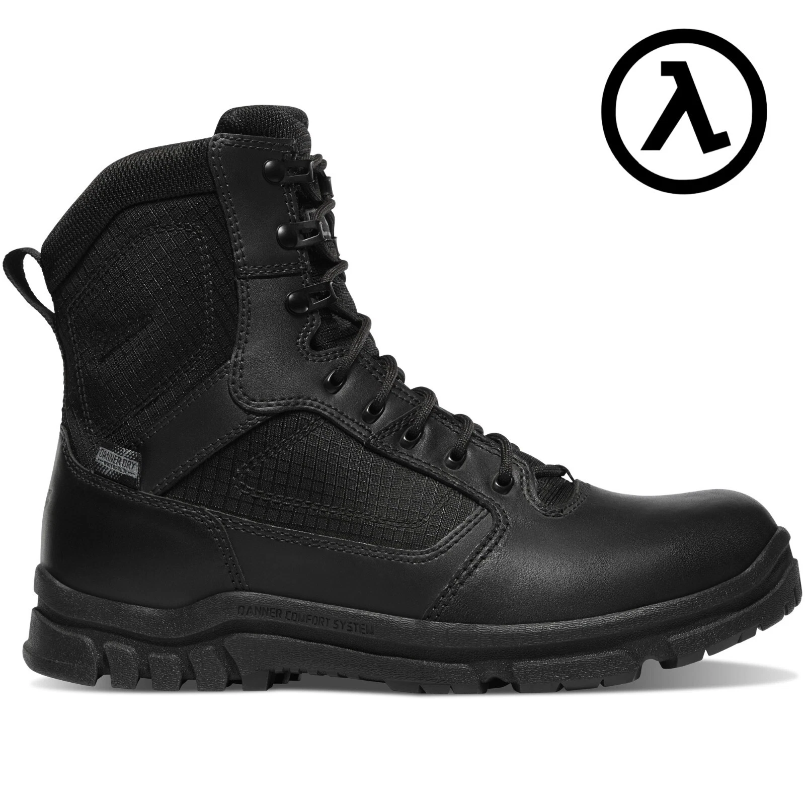 DANNER® LOOKOUT SIDE-ZIP 8" BLACK TACTICAL BOOTS 23824 - ALL SIZES - NEW