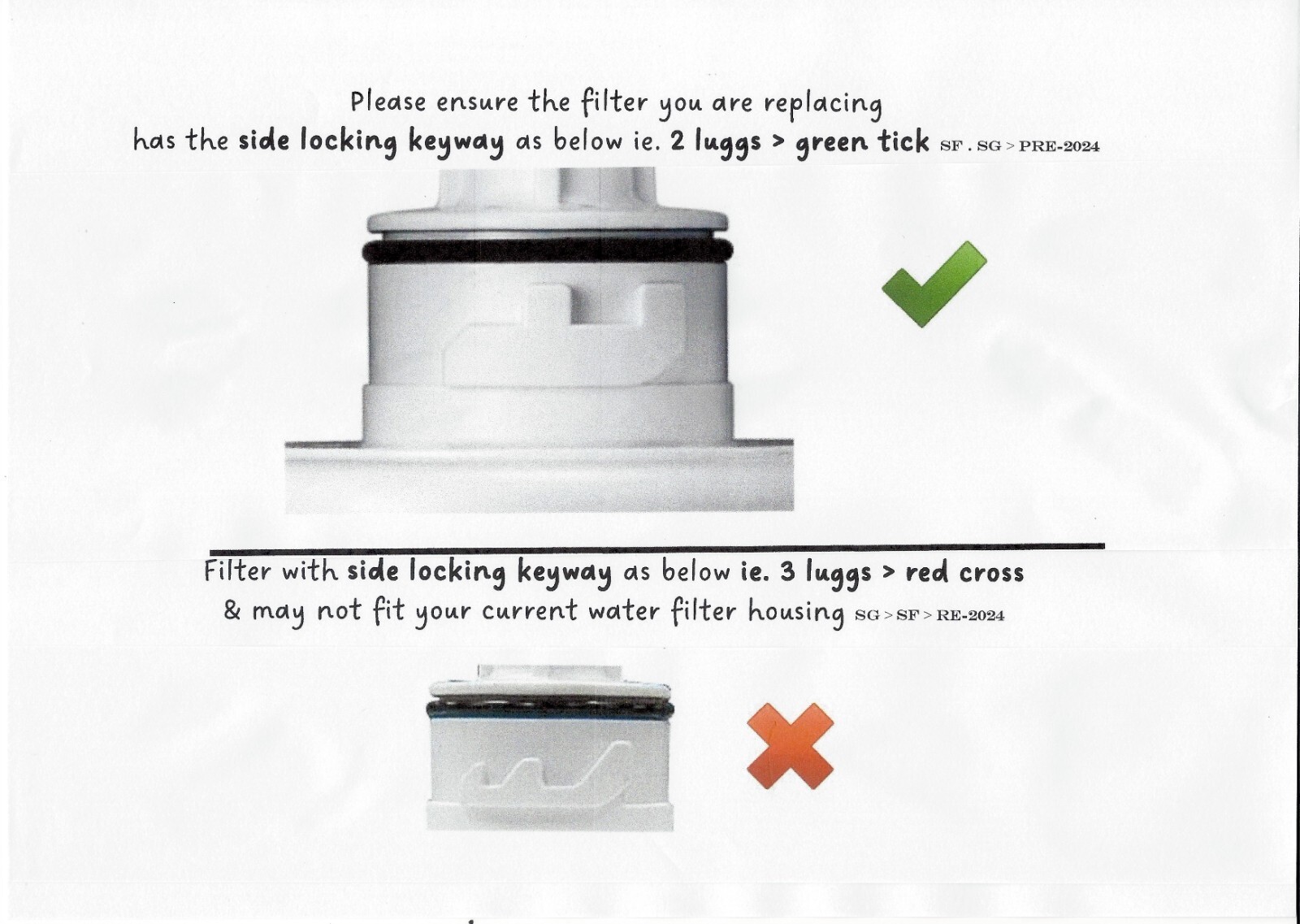 Samsung RFG23UERS compatible Ala Pure IcePure water filter for DA29-00003F