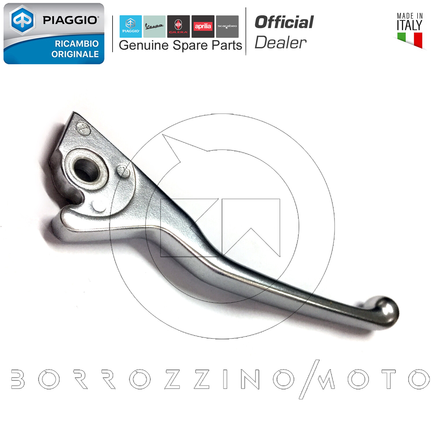 Leva Freno O Frizione Cromata Per Vespa 50 Special, 125 Primavera, ET3 - Ricambio Originale