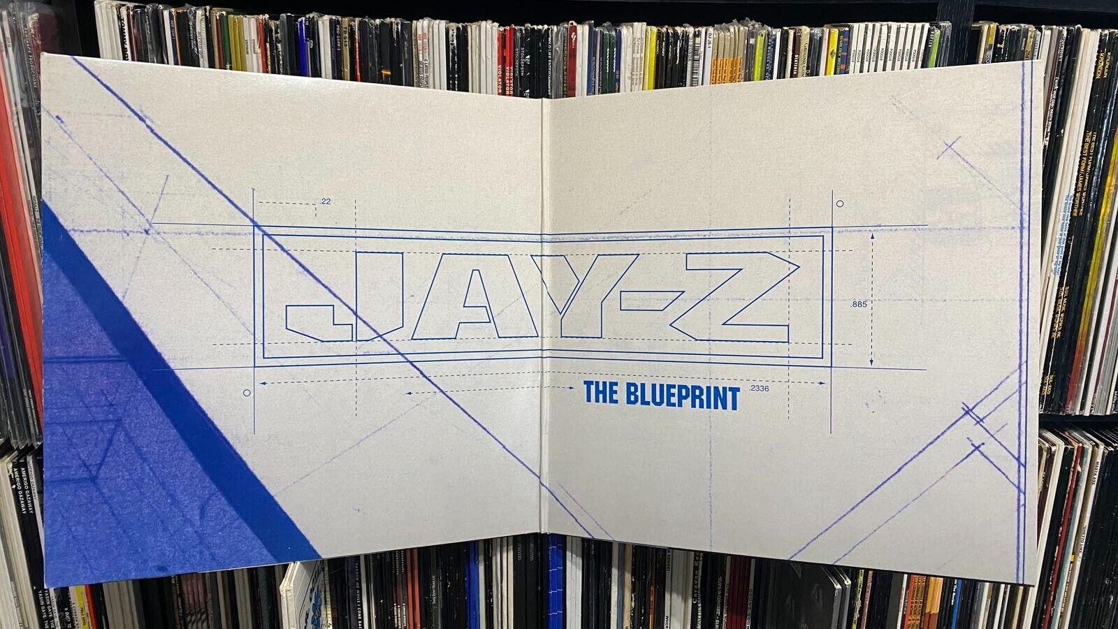 JAY-Z - THE BLUEPRINT (VINYL 2LP)  2001  RARE!!  EMINEM + TIMBALAND + KANYE WEST