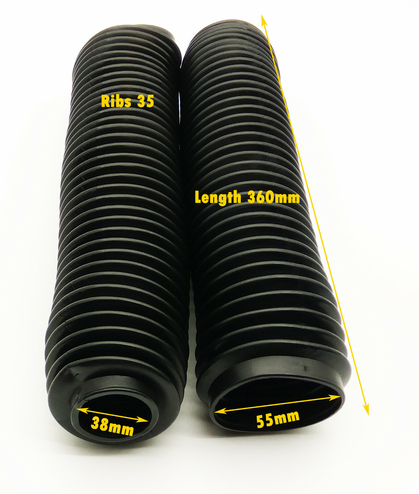 UNIVERSAL Motorcycle Bike Gaiters Suspension Shock Dustproof Fork