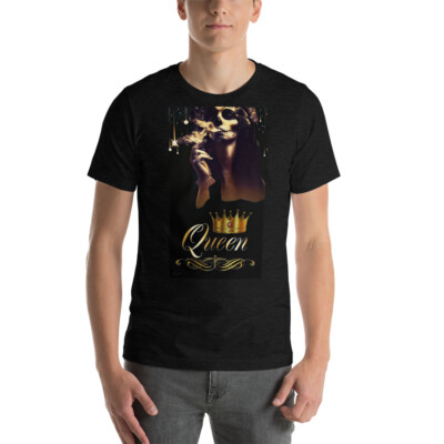 Queen skull dark goddess I am queen witchy gothic Short-Sleeve Unisex T-Shirt
