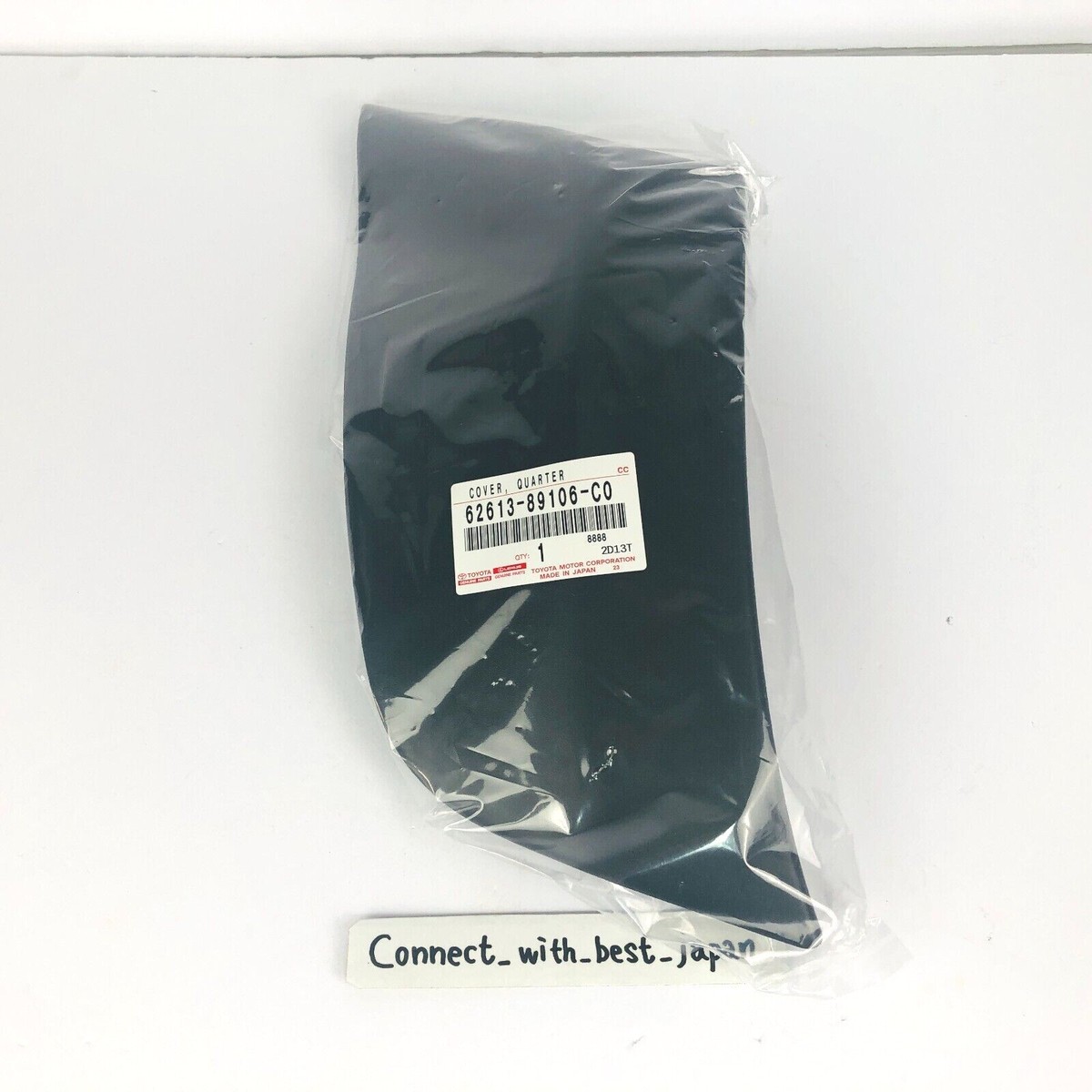 TOYOTA GENUINE COVER, QUARTER WHEEL HOUSE, LH 62614 - 89106 - C0
