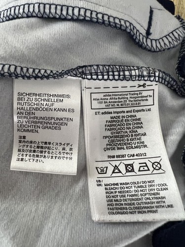Sudadera Chándal adidas Blanco Azul TALLA XS Mujer Chaqueta de X-Small - Imagen 5 de 8