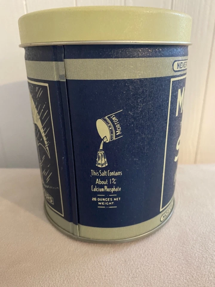 Morton Salt Tin VINTAGE Bristolware Repro. - Image 4 of 4