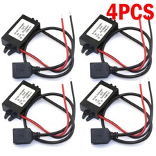 4PC DC-DC 12V To 5V Converter Step Down module USB Output power Adapter 3A 15W 