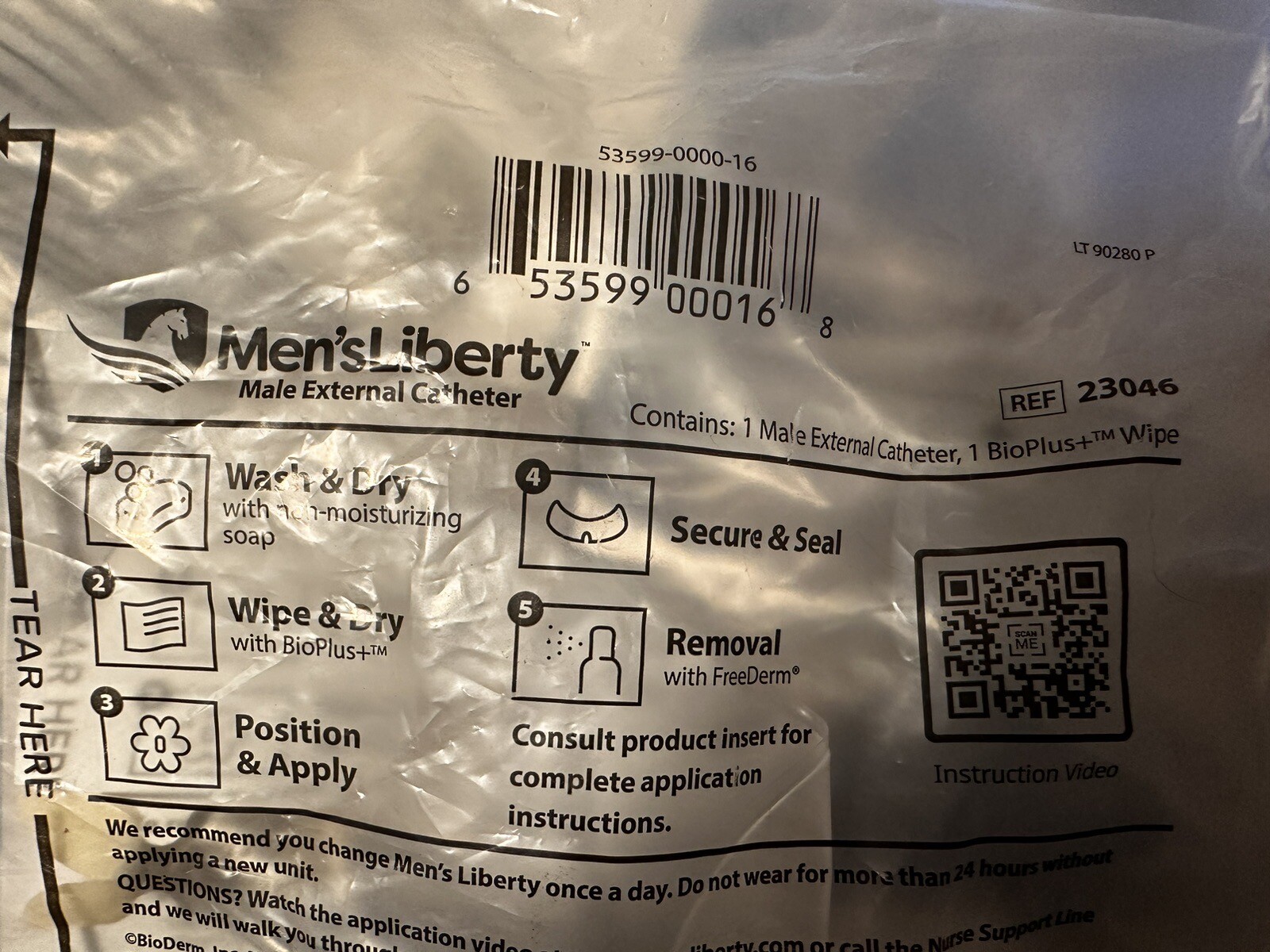 Men's Liberty Male External Catheters by Bioderm23046 Lot of 15 Exp