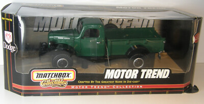 Matchbox Collectibles Motor Trend 1946 DODGE POWER WAGON Diecast  (1999) ~ NIB