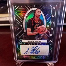 2021-22 Panini Obsidian Aurora Auto #37/149 Moses Brown #AUR-MBR Auto