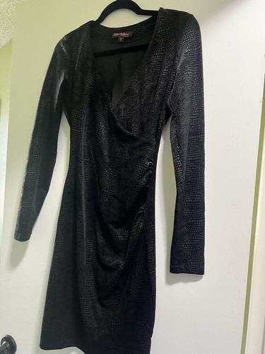 Betsey Johnson Velvet Dress Black S