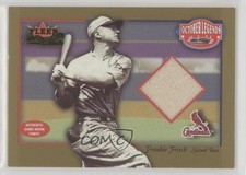 2002 Fleer Fall Classic October Legends Materials Gold Frankie Frisch HOF a8r