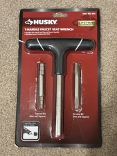 Husky  T-Handle Faucet Seat Wrench With Tapered Bit & Six-Step Bit