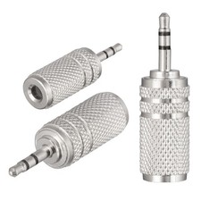 2.5 mm jack plug 3.5 mm socket jack plug AUX audio stereo adapter