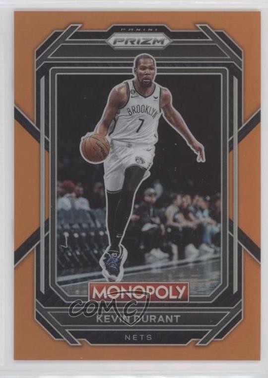 2022-23 Panini Prizm Monopoly Orange Prizm /124 Kevin Durant #7