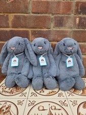 Jellycat Small Bashful Dusky Blue Bunny - New...