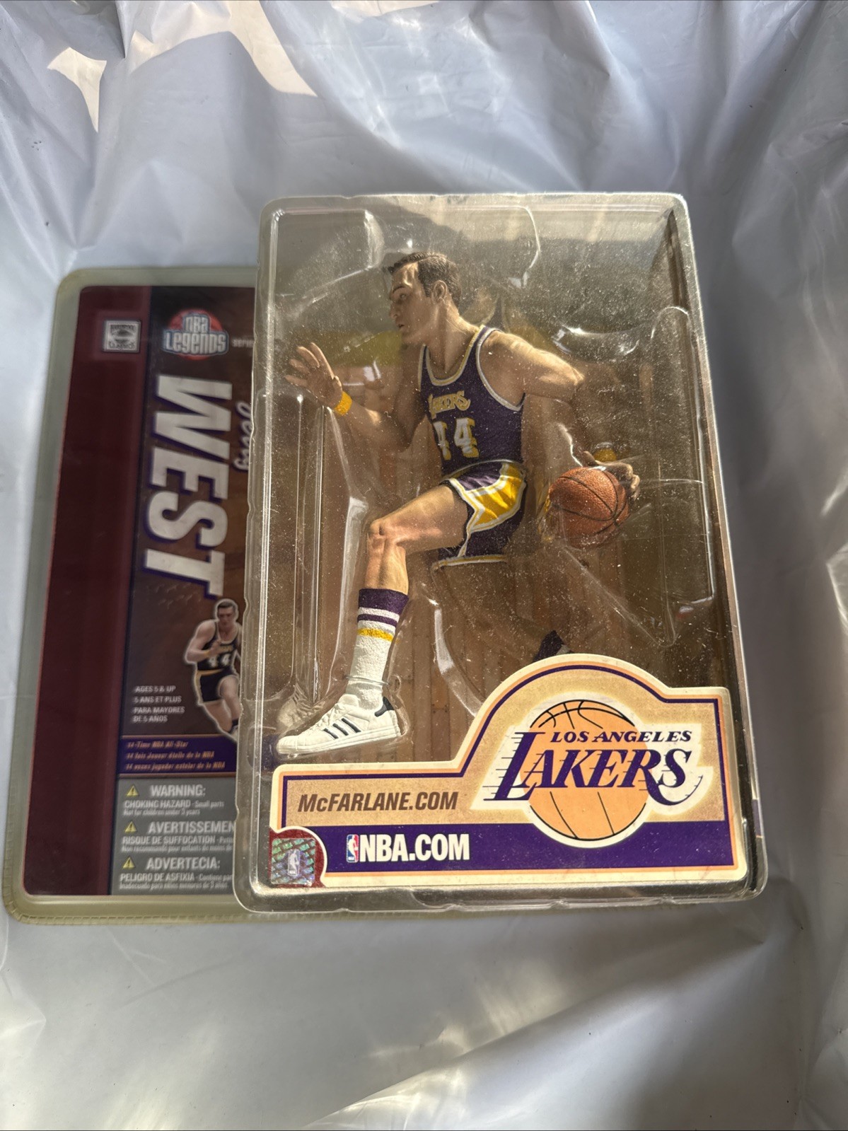McFarlane NBA Legends Series 2 Jerry West Los Angeles Lakers