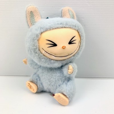 Labubu Pop Mart The Monsters Have a Seat Series Soft Plush Doll Sky Blue VGC