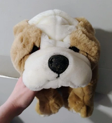 Vintage 1990 TY Beanie Baby Winston The Bulldog Large 16" Plush