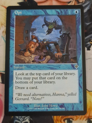 Mtg Invasion Opt Nm Cards English Magic The Gathering Optionen Karte OG Card