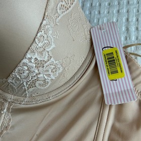 36DD NEW Cassandra Intimates Caress Too Strapless Corset Bustier Beige