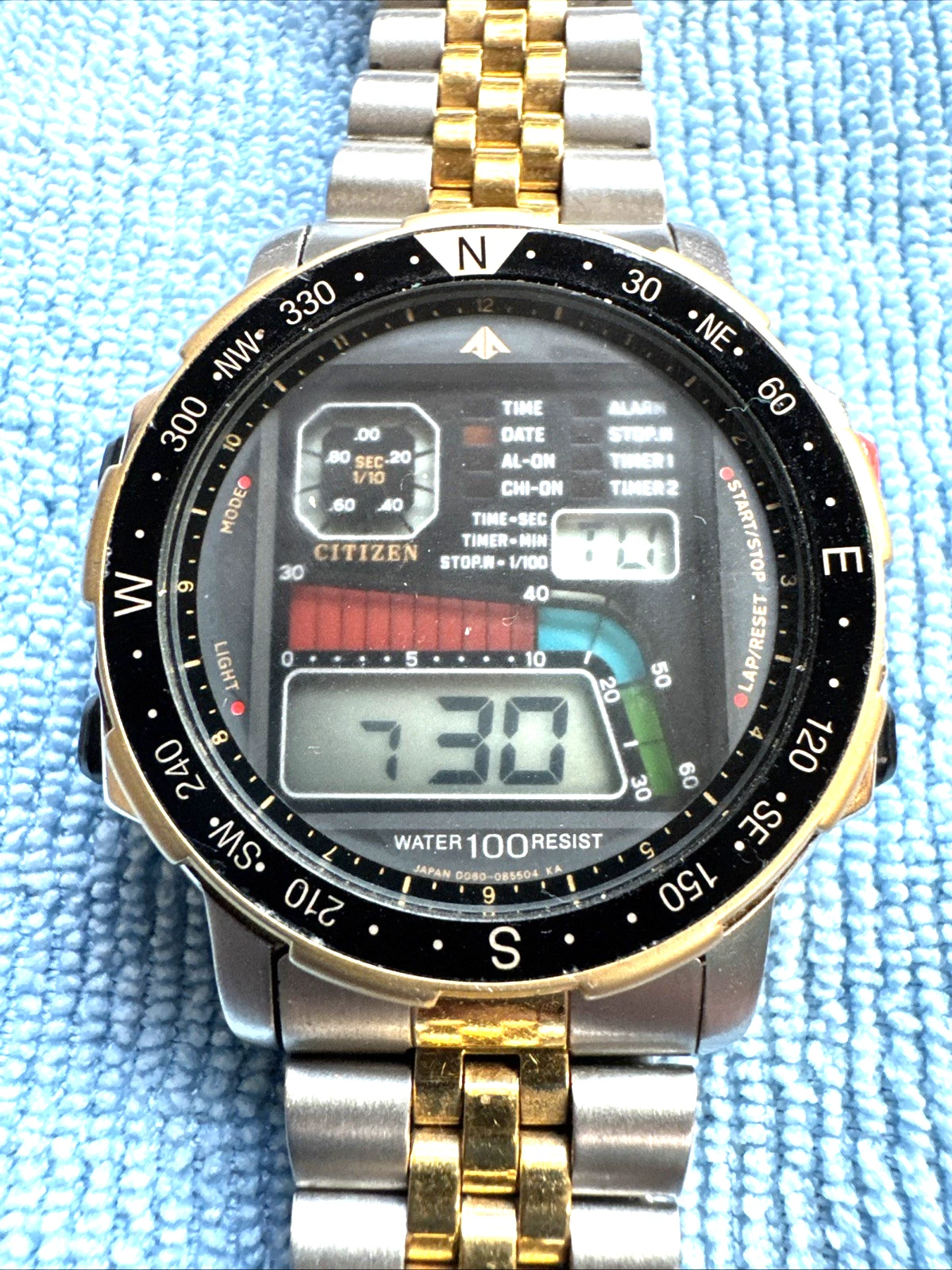 Vintage Citizen Promaster Windsurfing 080-086981 k Mens watch- Very Clean