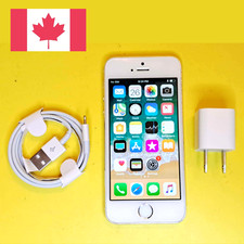   BELL  VIRGIN ONLY  WHITE APPLE IPHONE 5S 16GB A1533 IPS LCD 4G LTE CELL PHONE  
