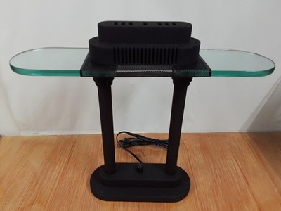 Vintage Portable Halogen Bankers Lamp Underwriters Laboratories Sonneman Design