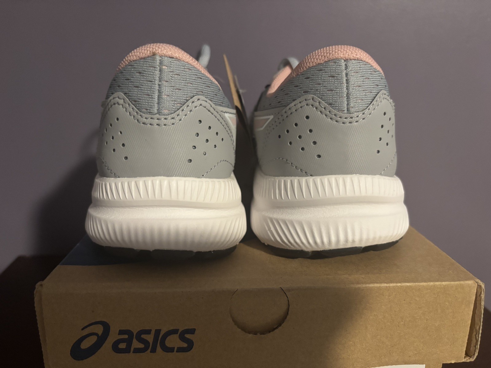 Asics Gel Contend 8 Shoes Women Size 6 Running Sneakers Ortholite Grey thumbnail 2