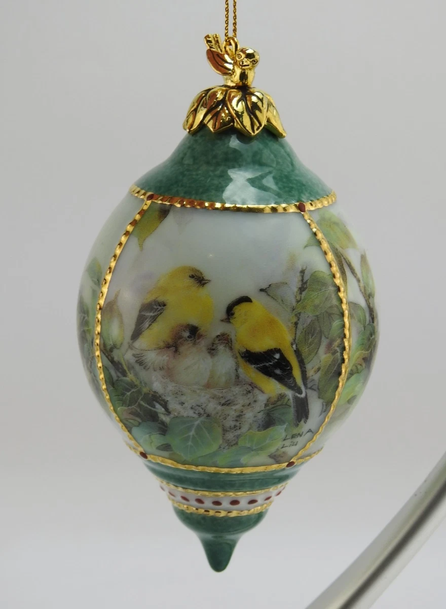 Christmas Porcelain Bird Collectible Holiday & Seasonal Ornaments