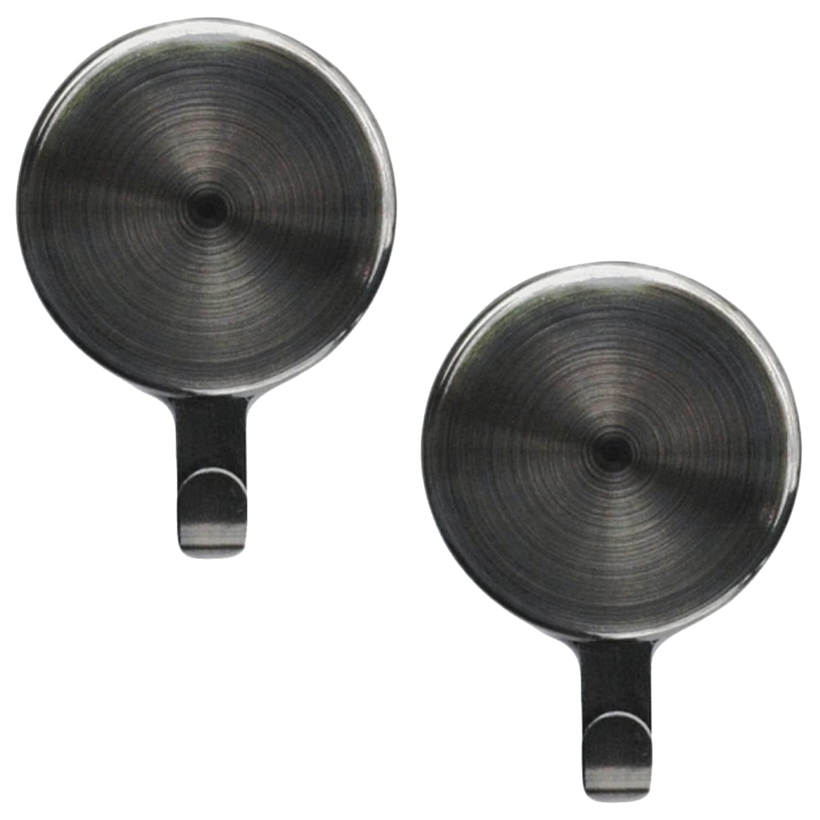 Attract Magnetic Wreath Hanger (Brushed Nickel) - Set of 2 Magnets - for 2 Me...