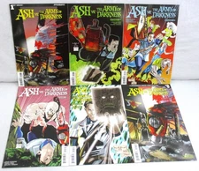Ash vs The Army of Darkness #1-5 & 0 Complete Marvel DC Homage Covers Set Lot