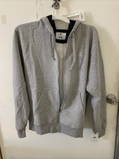 Pick Size - Champion Men's Grey Powerblend Action Fleece Full Zip Hoodie