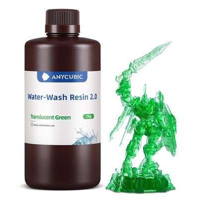 ANYCUBIC 5KG-100KG Water Washable Resin 2.0 Low Shrinkage for 3D Printer Lot