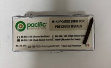 [ Pacific Abrasives ] MI-DB Mini Rubber Point Dark Brown 3mm / 25pkg