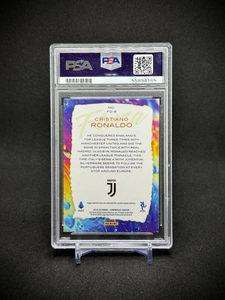 Cristiano Ronaldo 2019-20 Panini Chronicles Forza Case Hit SSP PSA 10 - Image 3 of 3